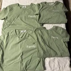 グリーン 半袖Tシャツ ファミリー スポンジボブ