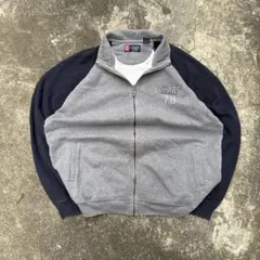 y2k 00s chaps グレー トラックジャケット ジップ archive