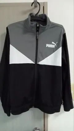 PUMA ジップアップジャケット グレー ブラック