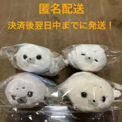 【9/30まで】ほわほわ アザラシちゃん ぬいぐるみ MC（全4種セット）