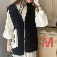 クラシカルエルフ ボリュームプードルフェイクファーベスト M