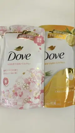 Dove ボディソープ 詰め替え 2点セット サクラ グレープフルーツ