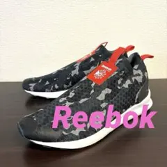 Reebok リーボック DMXFOAM スリッポン ランニング 迷彩柄