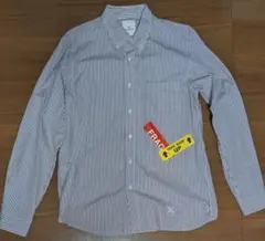 uniform experiment ストライプシャツ 長袖
