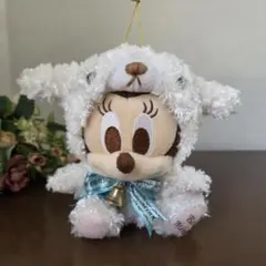 ☆ベビーミニーマウス 白クマぬいぐるみ　美品☆