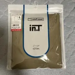 in.T グンゼ カットオフ ベージュ Lサイズ