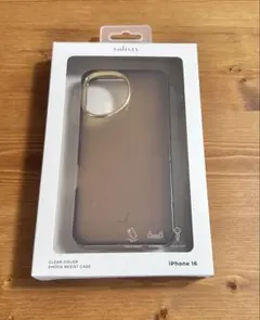 【試着のみ】salisty iPhone 16 ケース ブラウン