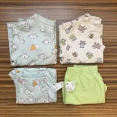 ユニクロ　UNIQLO　90　長袖　パジャマ　11ぴきのねこ　こぐまちゃん