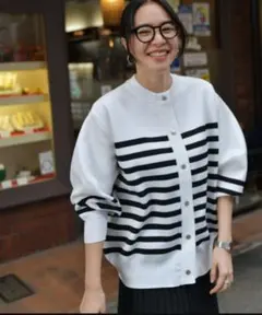 【新品未使用】ジャーナルスタンダード ウォッシャブルバナナスリーブカーディガン