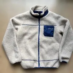 GLAZOS ボアフリースジャケット 150 クリーム色