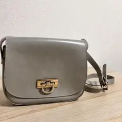 即発送❗️韓国 グレー ショルダー バッグ