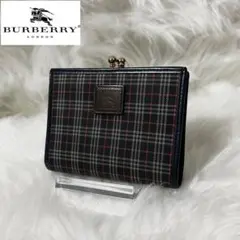 【美品】BURBERRY レザー 2つ折り財布 ノバチェック ゴールド金具のサムネイル