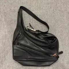 【エディ期アーカイブ/レア】DIOR HOMME 本革 黒 ショルダーバッグのサムネイル