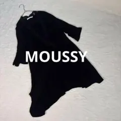 美品MOUSSY マウジー レース ロングカーディガン ガウン 黒 フリーサイズのサムネイル
