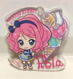 アイカツスターズ 桜庭ローラ クリアキーホルダー アクキー チェーン無し