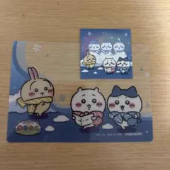 ちいかわ　ちいぽけ　札幌雪まつり　カード　ステッカー
