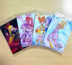 ドキドキプリキュア　ウエハース　カード　キュアハート　レジーナ　他　4枚セット