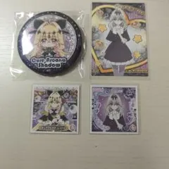 ドリステ 名探偵プリキュア 缶バッジ キュアアルカナ・シャドウ 森亜