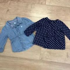 babygap デニムシャツ　トップス　80