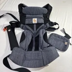 ergobaby 抱っこ紐 ダークグレー 収納ポーチ付き