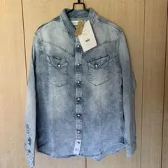 ビッグジョン　isko ストレッチデニムウエスタンシャツ