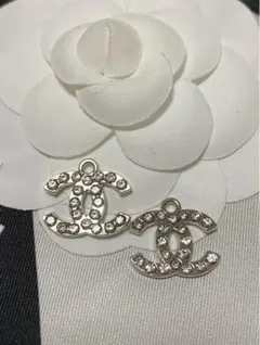 シャネル　ヴィンテージ　チャームボタン2個