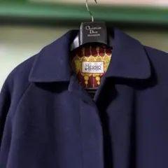 Herno ネイビー ロングコート美品