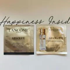 LANCOME アプソリュ ザ フルイドファンデーション 90 & UVサンプル