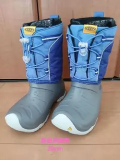 【新品　未使用】KEEN キッズ スノーブーツ ブルー　20cm