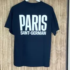 パリ・サンジェルマン Tシャツ 黒　Lサイズ