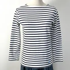 ORCIVAL オーシバル バスクシャツ ボーダーカットソー ネイビー×ホワイト