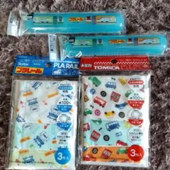 歯ブラシケース　マスク　プラレール　トミカ