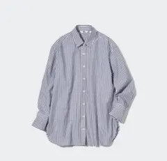 UNIQLO コットンストライプシャツ