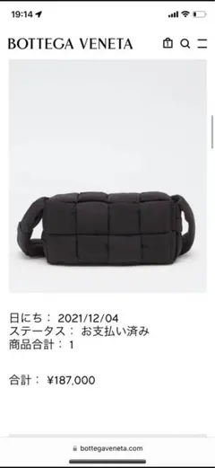 希少な茶タグ‼️ボッテガヴェネタ/【パテッドカセット】