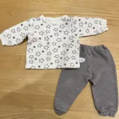 ユニクロ　UNIQLO ベビーパジャマ 星柄 上下セット 90