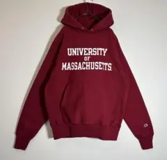 Championリバースウィーブ カレッジプリント　復刻単色青タグ　パーカー