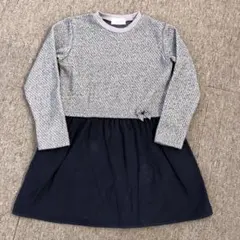 ウィルメリー　ドッキングワンピース　裏起毛　130cm