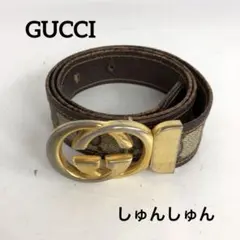 GUCCI ベルト インターロッキングG GG柄 - メルカリ