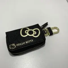 サンリオ ハローキティ スマートキーケース ブラック&ゴールド