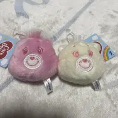 ケアベア フェイス マスコット ストラップ 2個セット