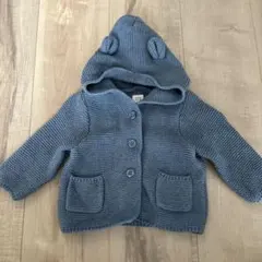 baby GAP フード付きカーディガン 3-6ヶ月
