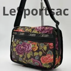 レスポートサック ショルダーバッグ ナイロン マルチカラー 軽量 フラワー 総柄