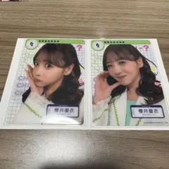 FRUITS ZIPPER 櫻井優衣 クリアトレカ コラボカフェ