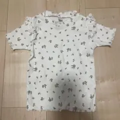 花柄 半袖 トップス 80