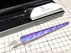 helico ガラスペン パープル ブルー マーブルのサムネイル
