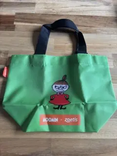 ムーミン　お散歩バッグ　緑のサムネイル