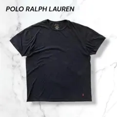 POLO RALPHLAURENポニー刺繍ロゴTシャツブラック2XLビッグサイズ