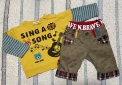 まとめ売り 90 トレーナー ズボン 動物 ギター サンカンシオン