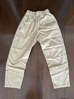 ベージュ ゴムウエスト チノパン GU