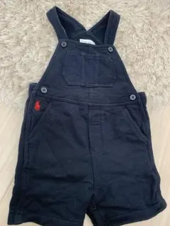 Ralph Lauren ネイビーオーバーオール 12Mロンパース　80センチ